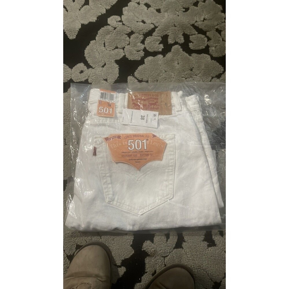 Levi’s 501 mens white